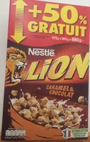 Lion Caramel et Chocolat (+50% gratuit)