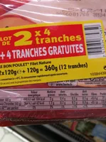 Lot de 2 le bon poulet nature 4t