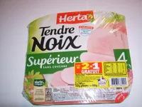 Tendre Noix, Supérieur Sans Couenne (4 tranches) Lot de 2 +1 Gratuit
