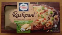 Rustipani dunkles Ofenbrot geräucherter Käse