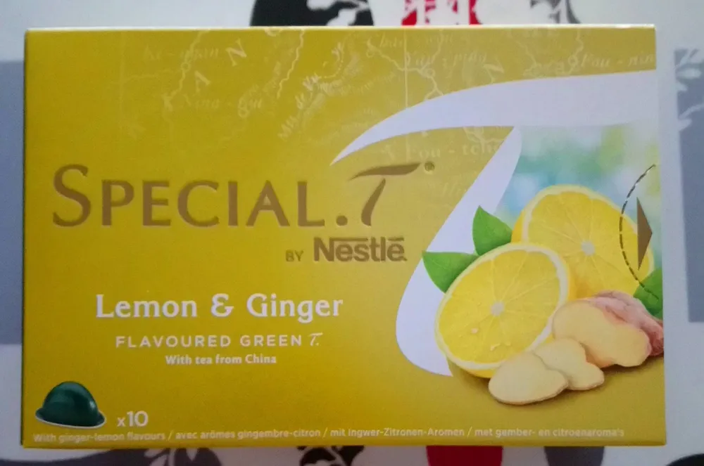 Lemon & Ginger flavoured green
