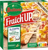 BUITONI FRAICH'UP SO CREAMY Pizza Surgelée Façon Raclette 580g