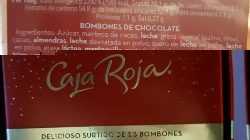 Bombones surtidos formato de regalo