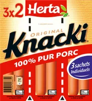 KNACKI Original saucisses pur porc