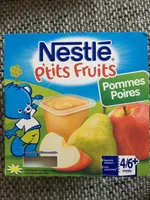Compote Pommes Poires P'tits Fruits Nestlé 4 x 100G +