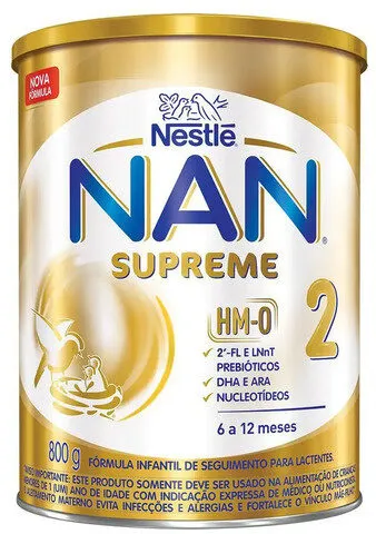 Fórmula Infantil Para Lactentes Nan Supreme 2 Lata 800g