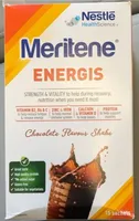 Meritene Energis chocolate flavour shake Nestlé Strength
