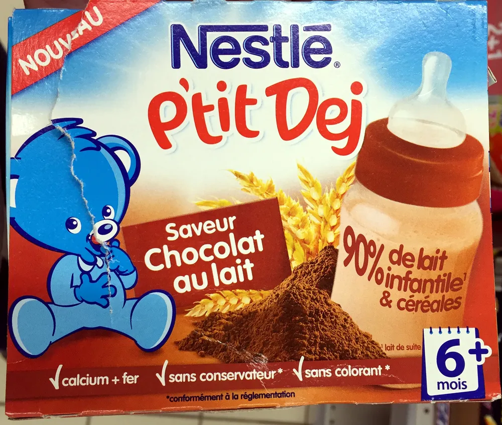 P'tit Déj Saveur Chocolat au Lait