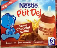 P'tit Déj Saveur Chocolat au Lait