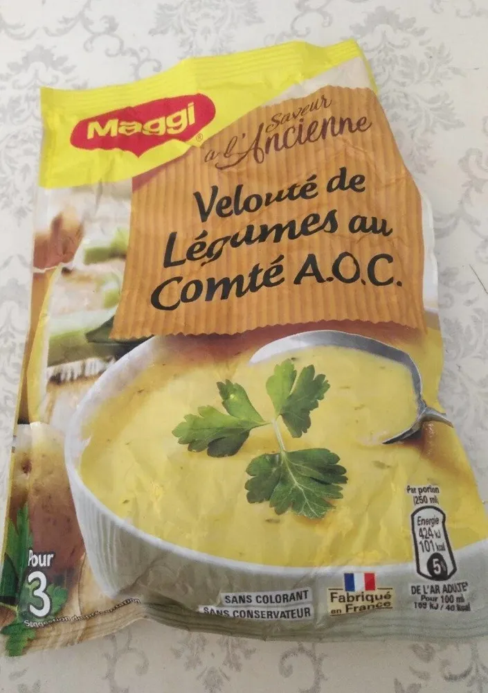 Velouté de Légumes au Compté A.O.C