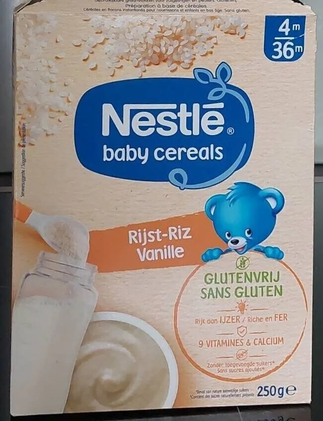 Baby Cereals Riz-vanille 250G