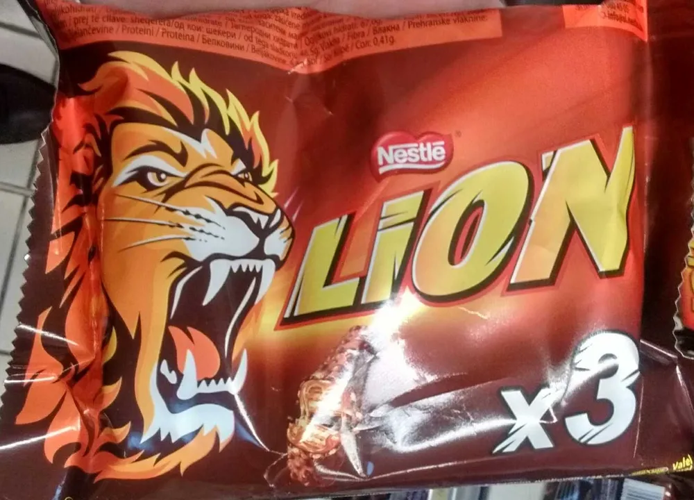 Barre chocolatée lion