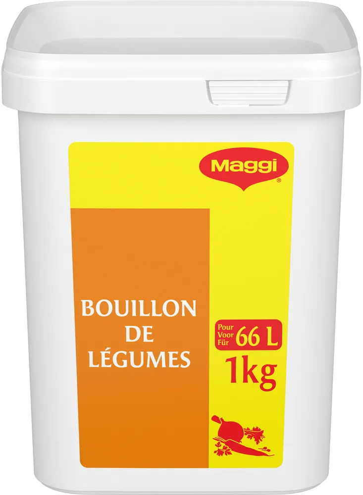 Bouillon de Légumes MAGGI - Boîte de 1kg pour 66 litres