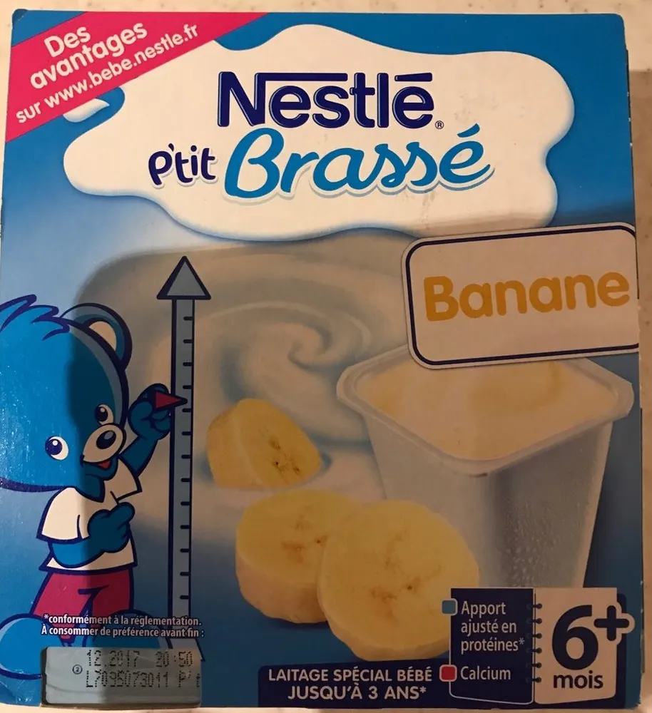 Nestlé P'tit Brassé banane
