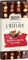NESTLE L'ATELIER Chocolat Noir Noisettes Entières Torréfiées