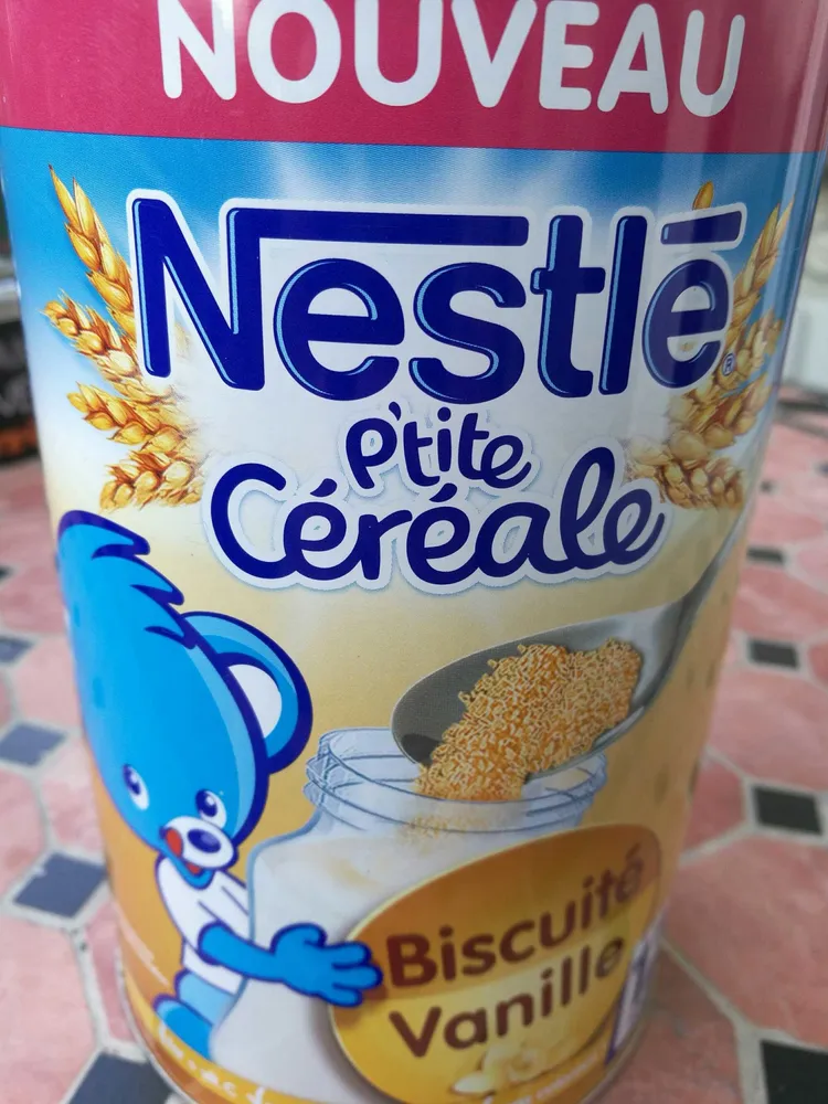 Céréales biscuité vanille, 12 + mois P'tite Céréale