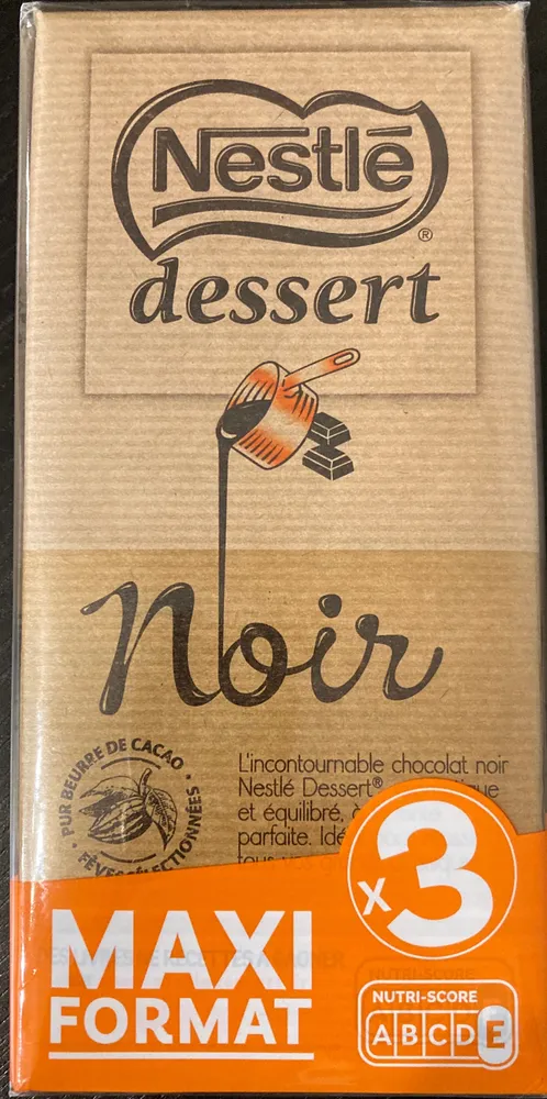 NESTLE DESSERT Noir 3 x 205g