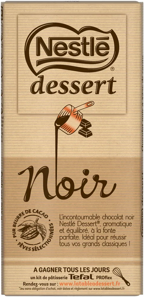Nestlé dessert Noir