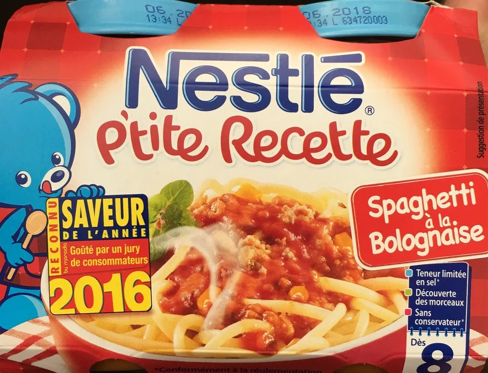 P'tite Recette : Spaghetti Bolognaise, dès 8M