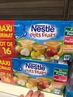 Compotes p'tits fruits 8 pommes/poires 4 pommes 4 pommes/bananes