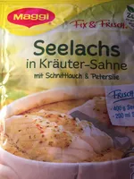Seelachs in Kräuter-Sahne