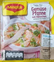 Gemüsepfanne mit Hähnchen