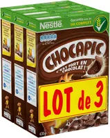 NESTLE CHOCAPIC Céréales Petit Déjeuner 3 x 430g