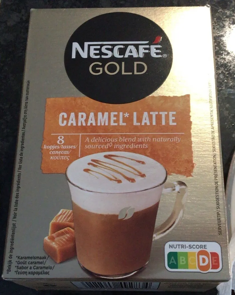 Nescafé gold caramel latte