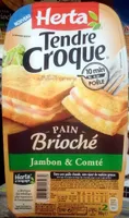 Tendre Croque Pain Brioché Jambon & Comté
