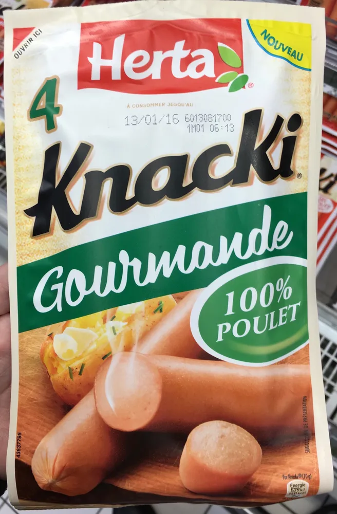 Knacki Gourmande 100% Poulet