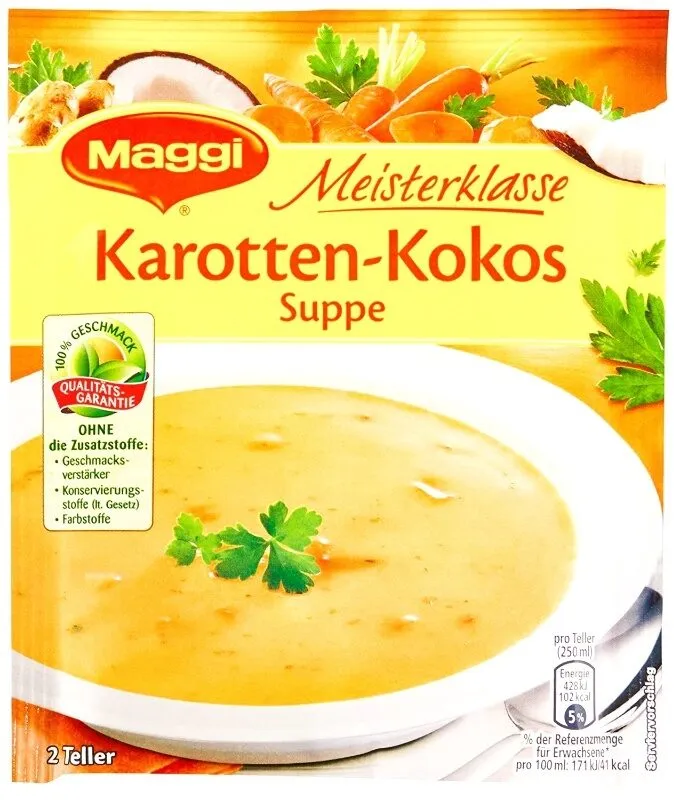 Gewürze - Maggi - Karotten-Kokos Suppe