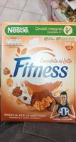 Fitness Cioccolato Cereali - Fiocchi di frumento e fiocchi ricoperti di cioccolato al latte
