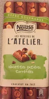 Chocolat au lait noisettes entières torréfiées
