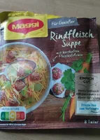 Rindfleischsuppe mit Fleischklöchen