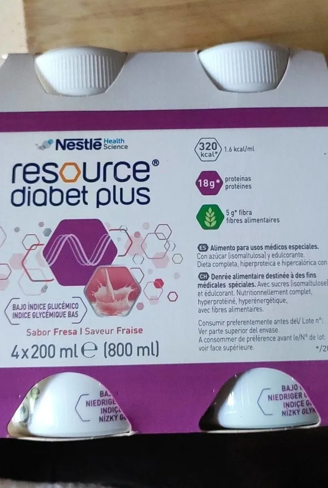 Resource diabet plus sabor fresa