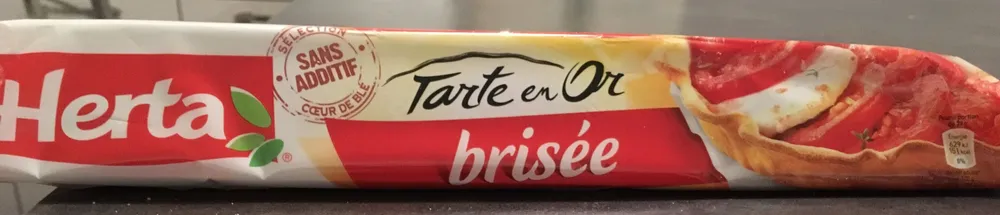 Pâte brisée Tarte en Or