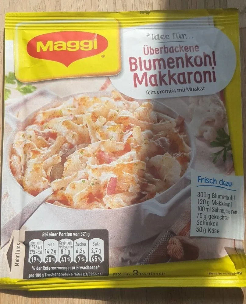 Blumenkohl Makkaroni