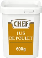 Jus de Poulet CHEF déshydraté Boîte de 600 g jusqu'à 20 L