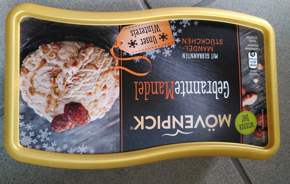 Gebrannte Mandel Eis