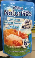 Naturnes carottes patates douces cabillaud