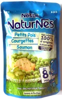 NATURNES Petits Pois Courgettes Saumon- 190g - dès 8 mois