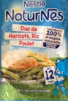 NATURNES Duo Haricots Verts Poulet - 190g - dès 12 mois
