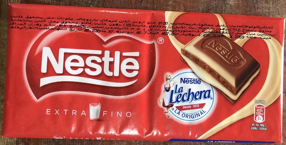 Nestle extrafino con cremoso relleno La Lechera