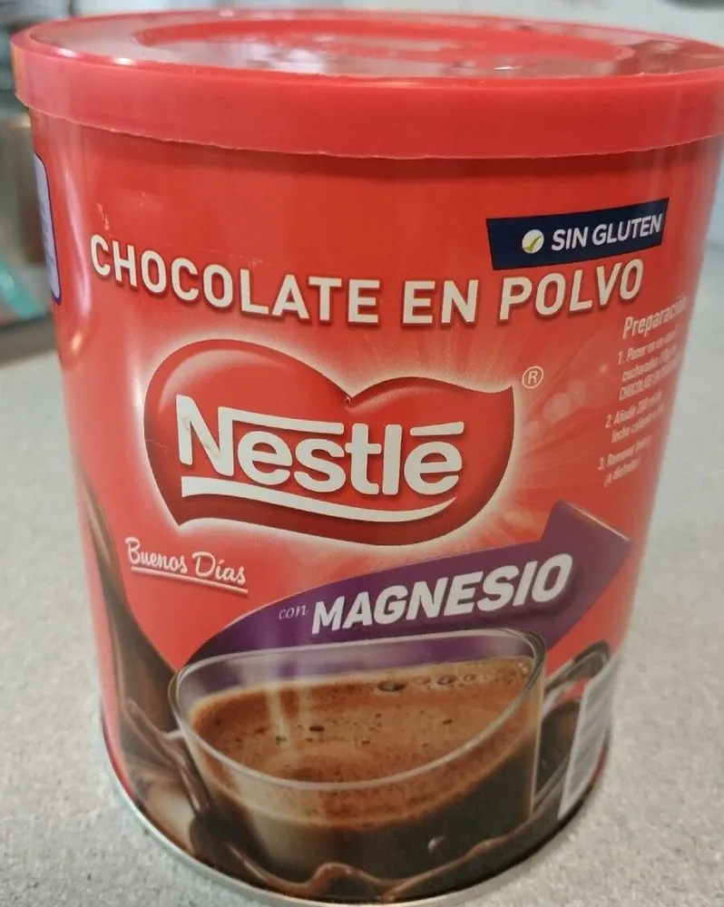 Chocolate en Polvo con Magnesio