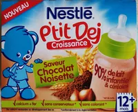 P'tit Dej Croissance Saveur Chocolat Noisette