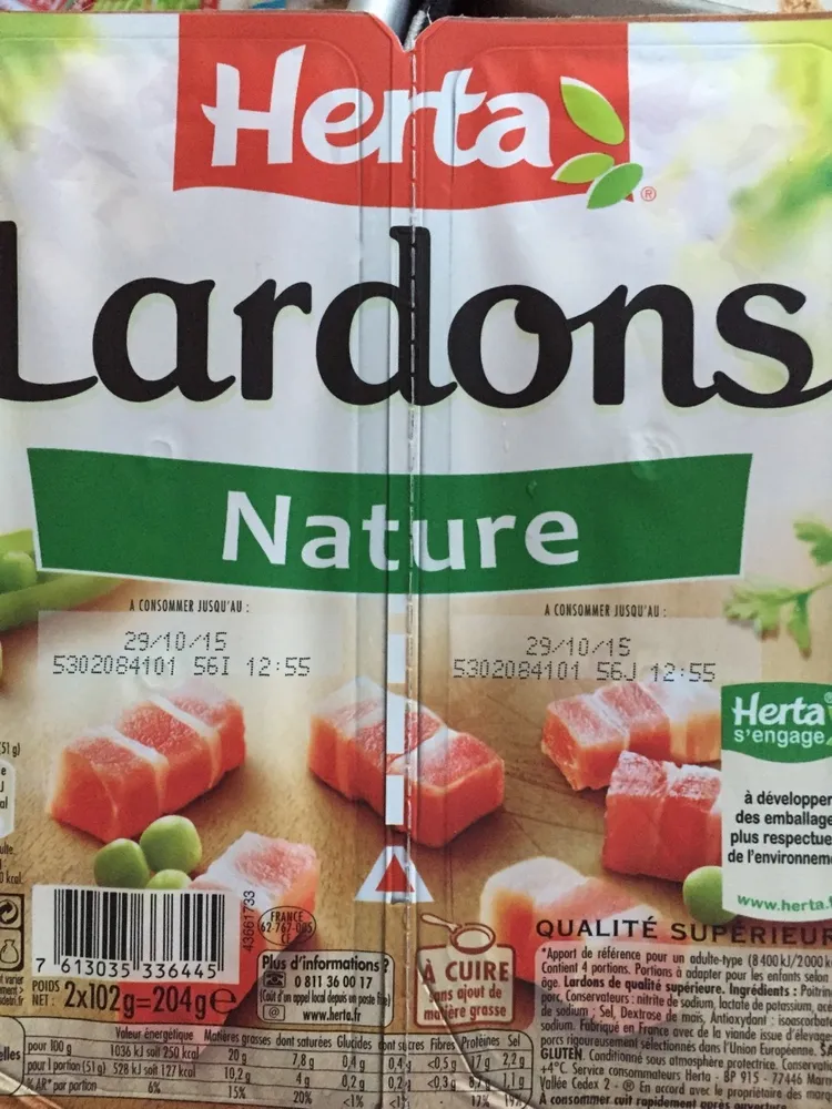 Lardons nature