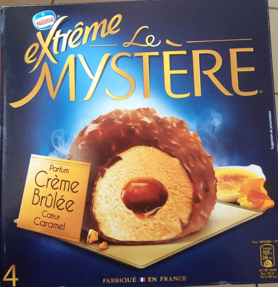 Le Mystère Parfum Crème Brûlée Cœur Caramel