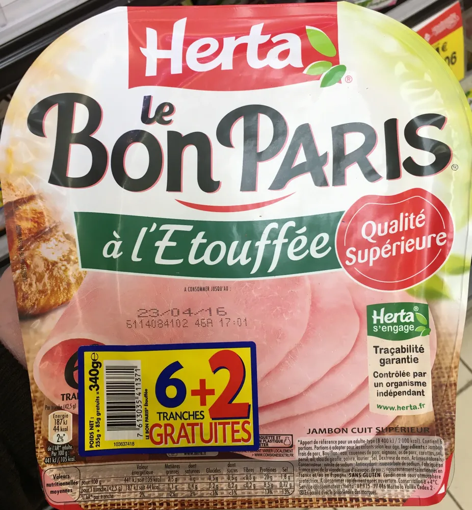 Le Bon Paris à l'Étouffée (6+2 gratuites)