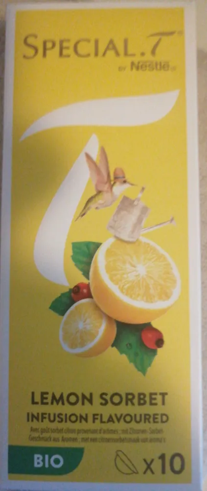 Boîte De 10 Capsules Spécial. t By Nestlé Lemon Sorbet
