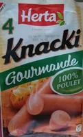 Knacki gourmande 100% poulet